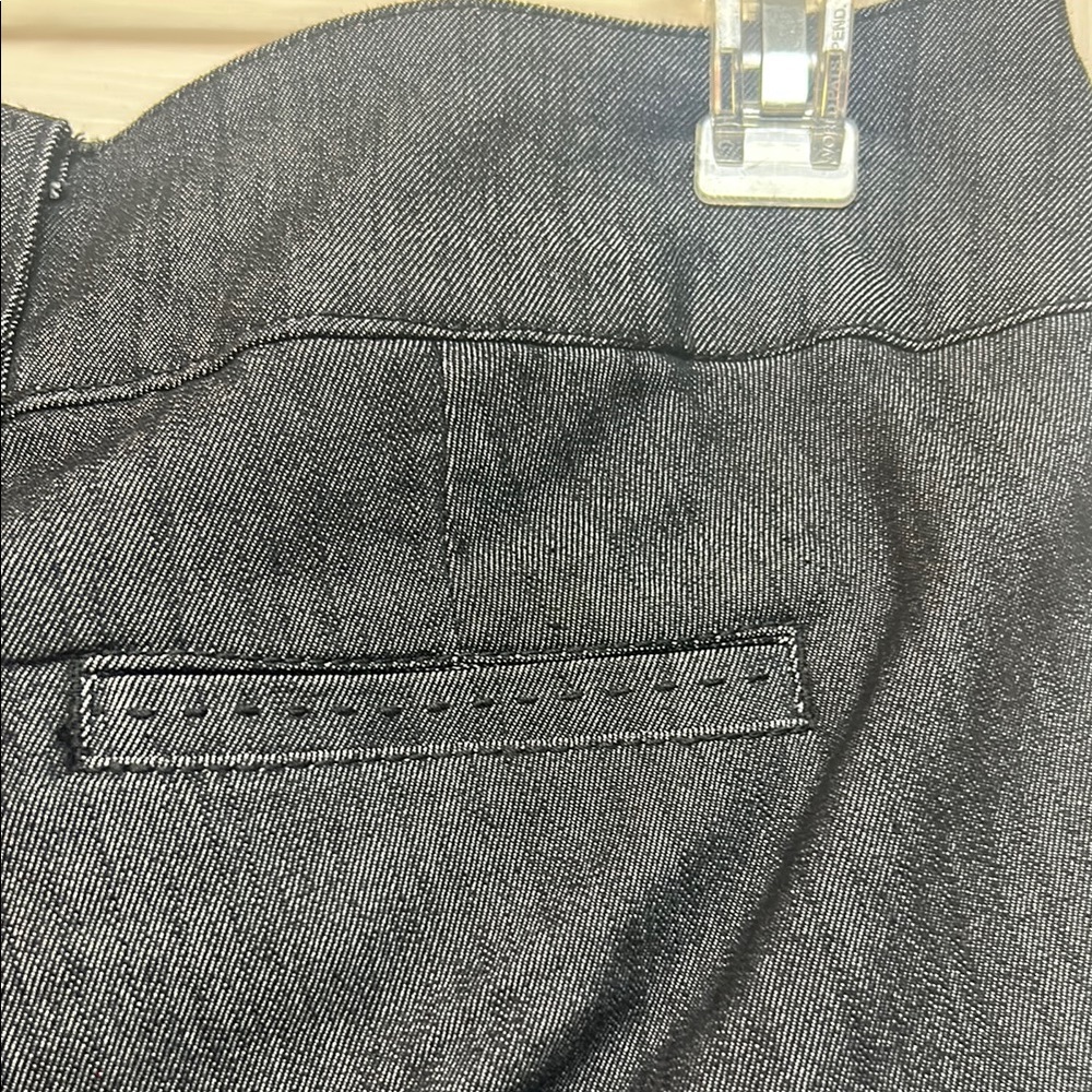Blue Bermuda Denim Shorts Tailored Knee-Length SIZE 8 by One 5 One - Picture 6 of 13